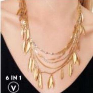 Stella & Dot Garland Fringe Necklace 6 in 1